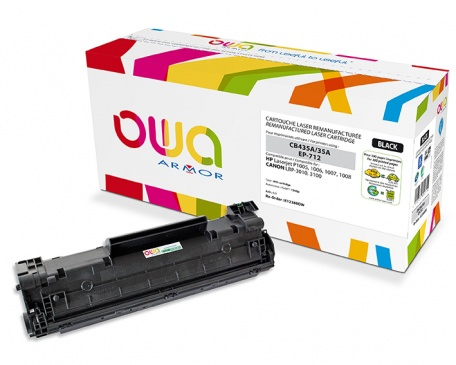 ARMOR Toner CB435A para Laserjet P1005, P1006 y 1870B002 para CANON LBP 3010, 3100