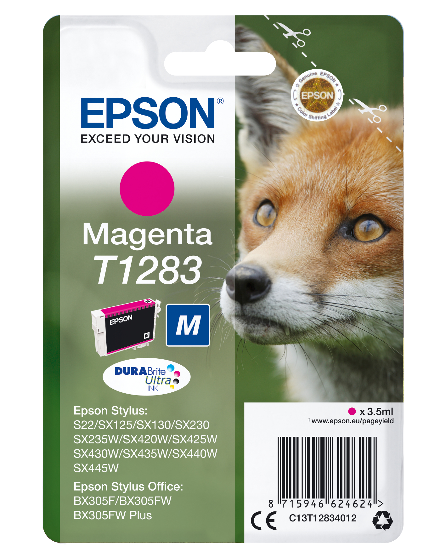 Epson Cartucho Magenta Stylus S22/SX420W/425W/ Office BX305F