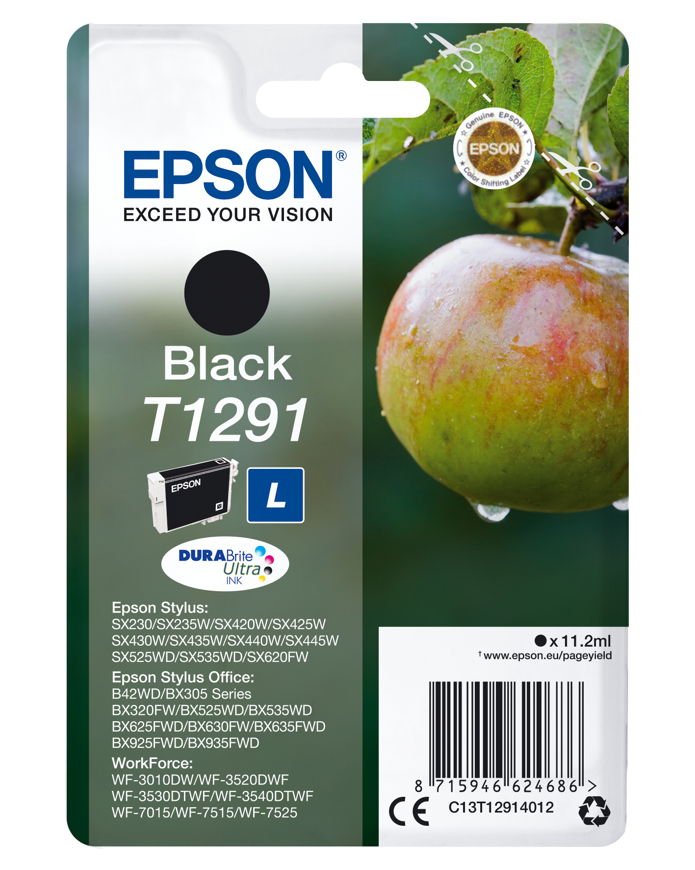 Epson Stylus SX420W/425W/ Office BX305F/320FW Cartucho Negro