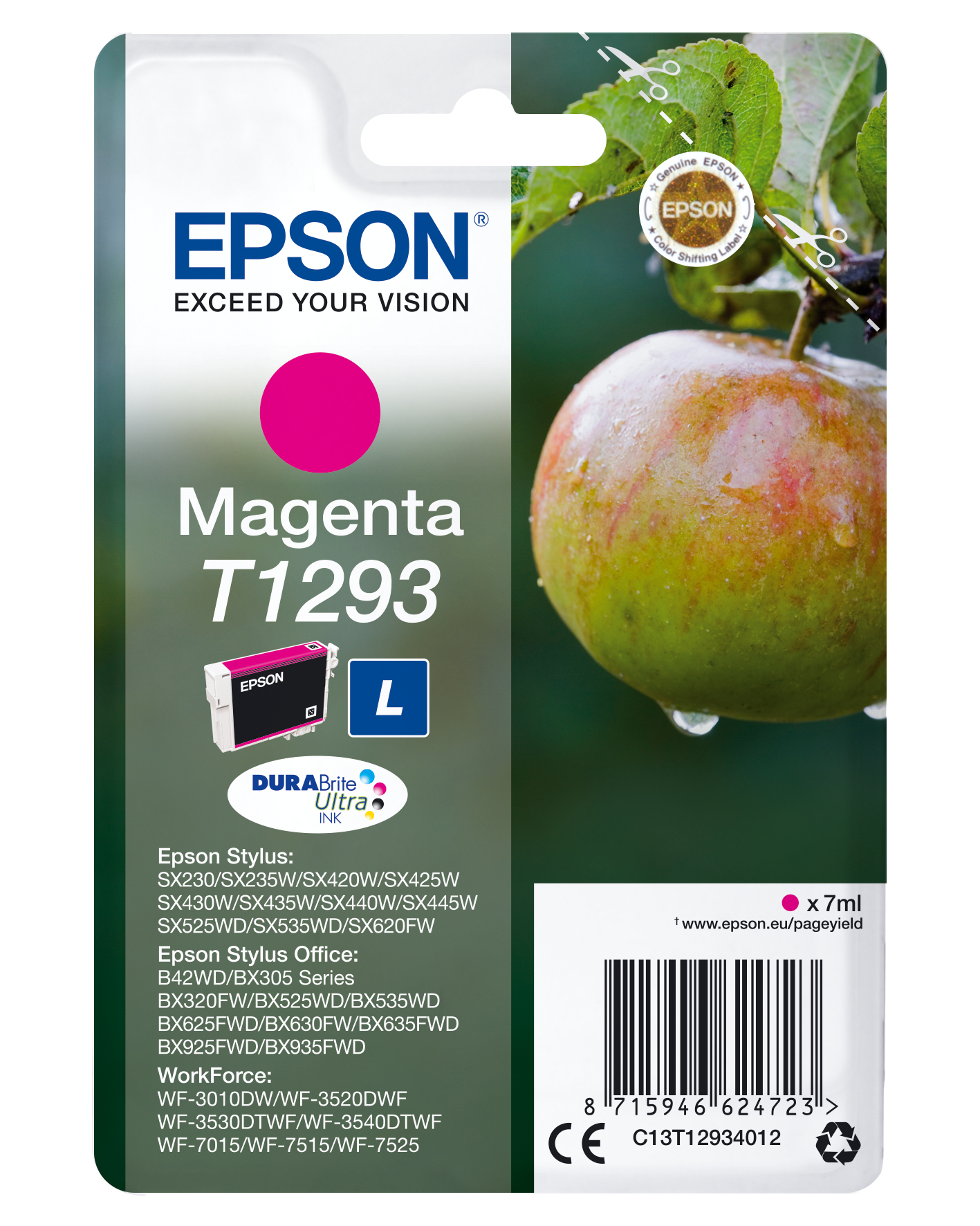 Epson Cartucho Magenta Stylus SX420W/425W/ Office BX305F/320FW