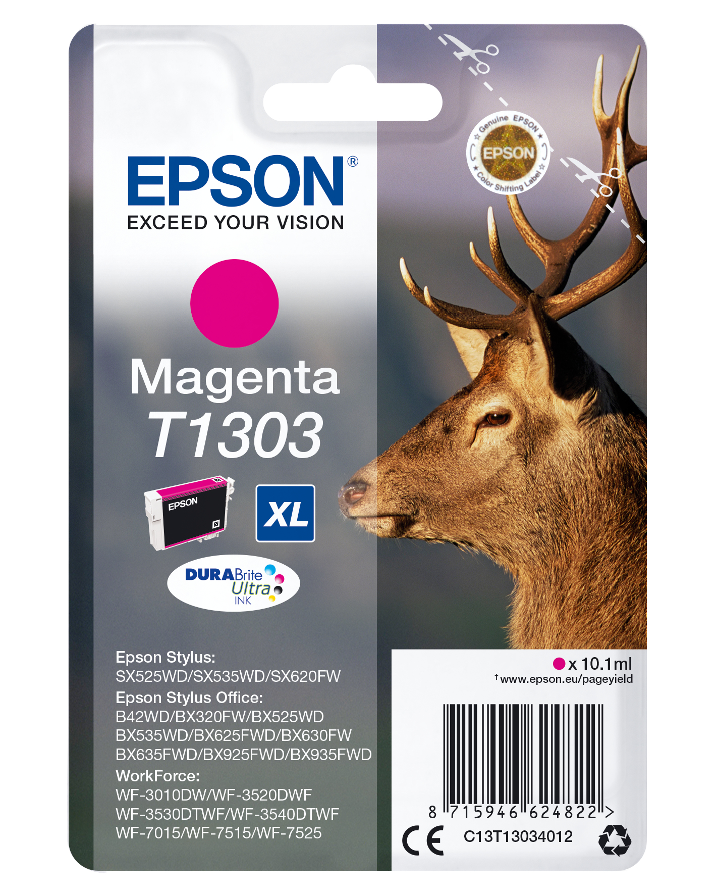 Epson C13T130340 CON ETIQUETA DE SEGURIDAD - Radio frequencia
