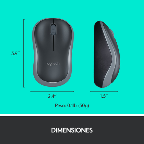 LOGITECH TECLADO + MOUSE MK270 optico wireless Negro