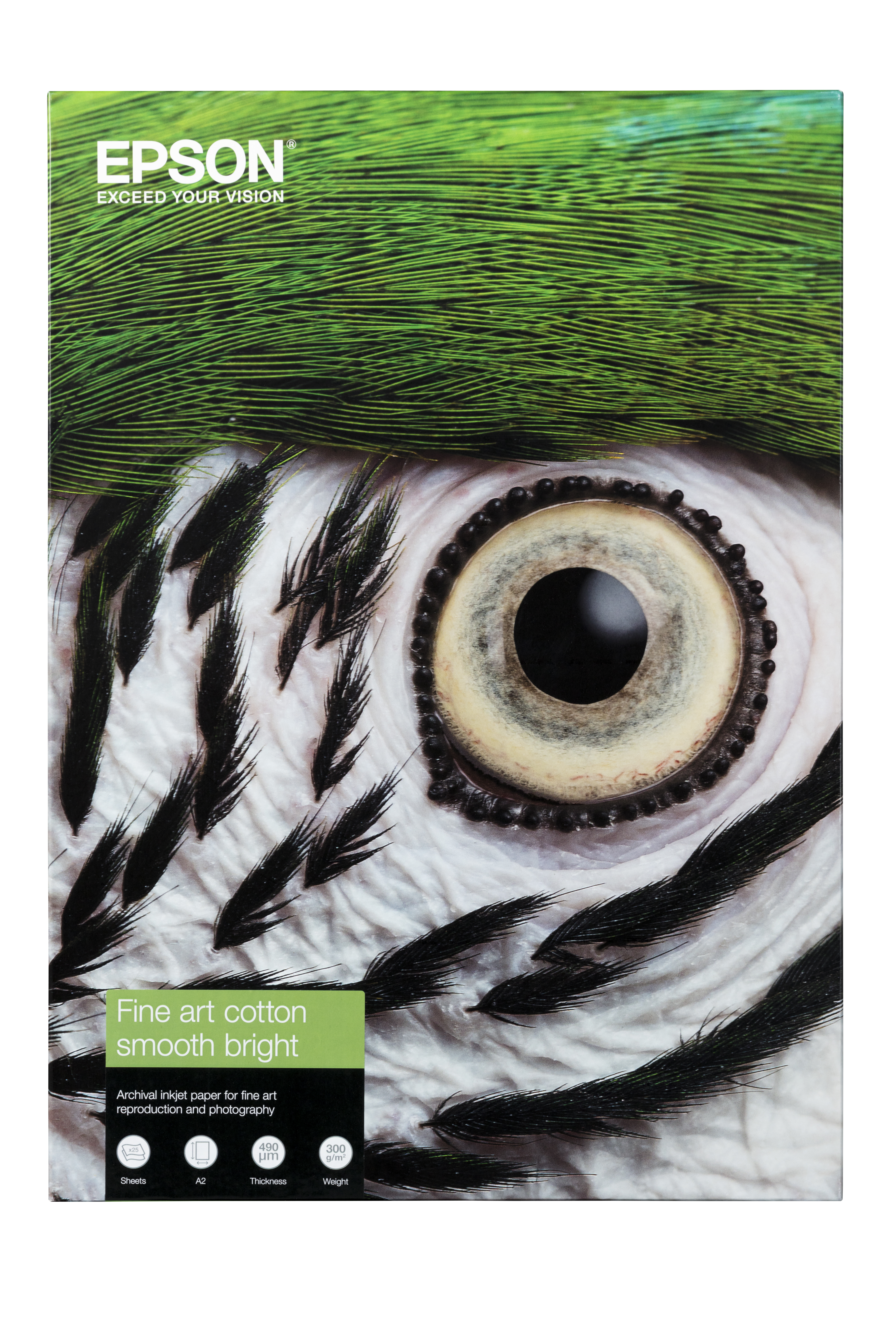 EPSON papel Fine Art Cotton Smooth Bright 300 g/m2 - A3+
