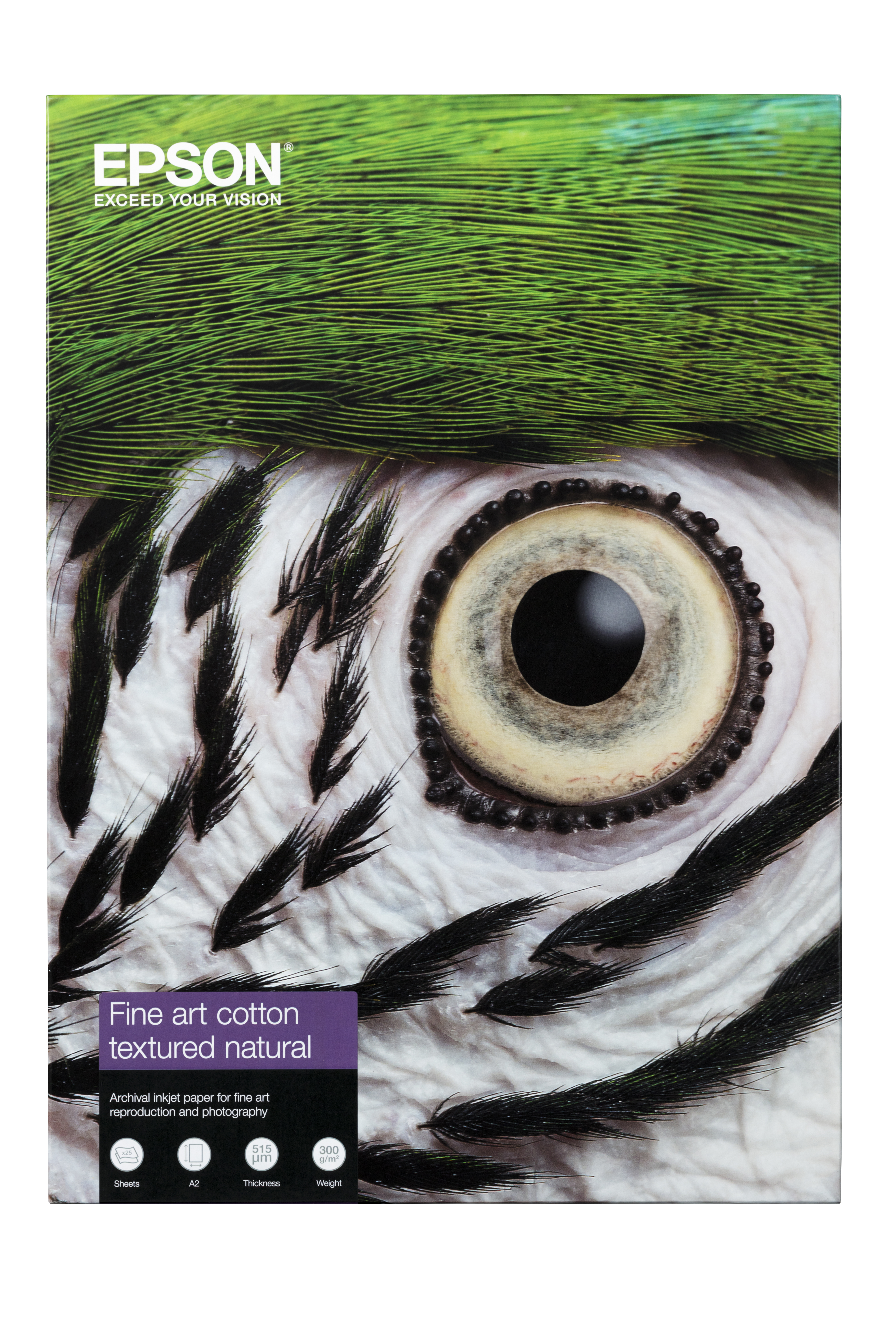EPSON papel Fine Art Cotton Textured Natural 300 g/m2 - A3+