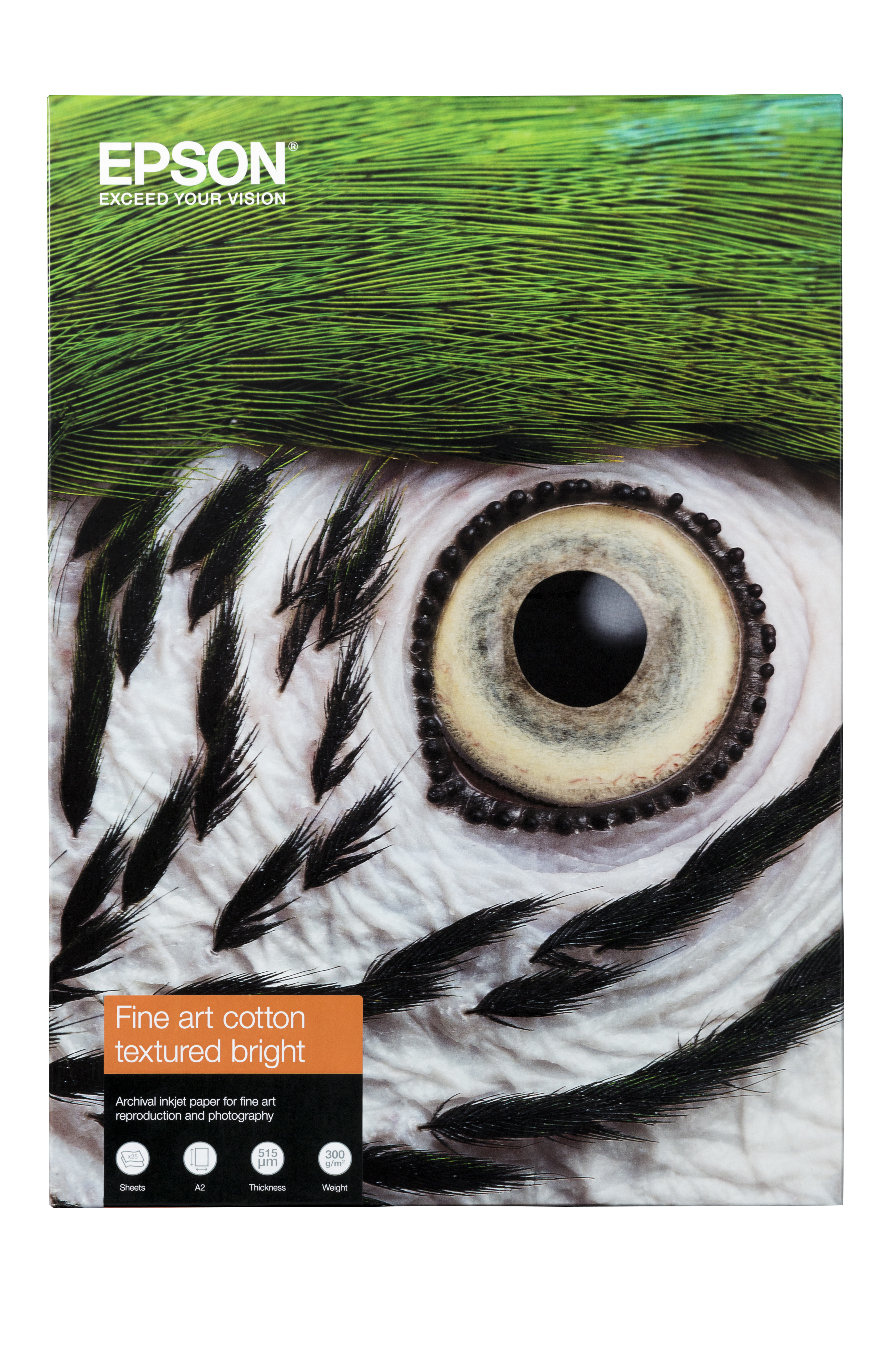 EPSON papel Fine Art Cotton Textured Bright 300 g/m2 - A2