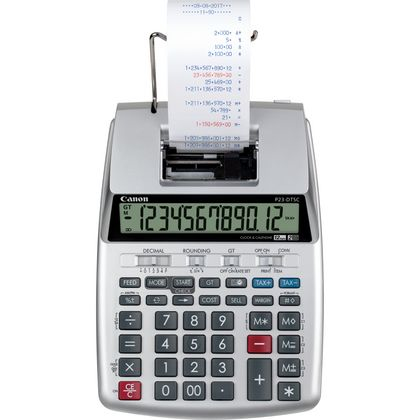 CANON Calculadora Escritorio de impresion Plata P23-DTSC