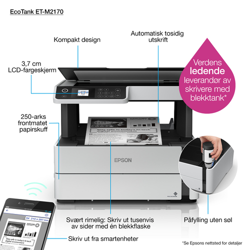 EPSON Multifunción A4 EcoTank ET-M2170 descatalogado