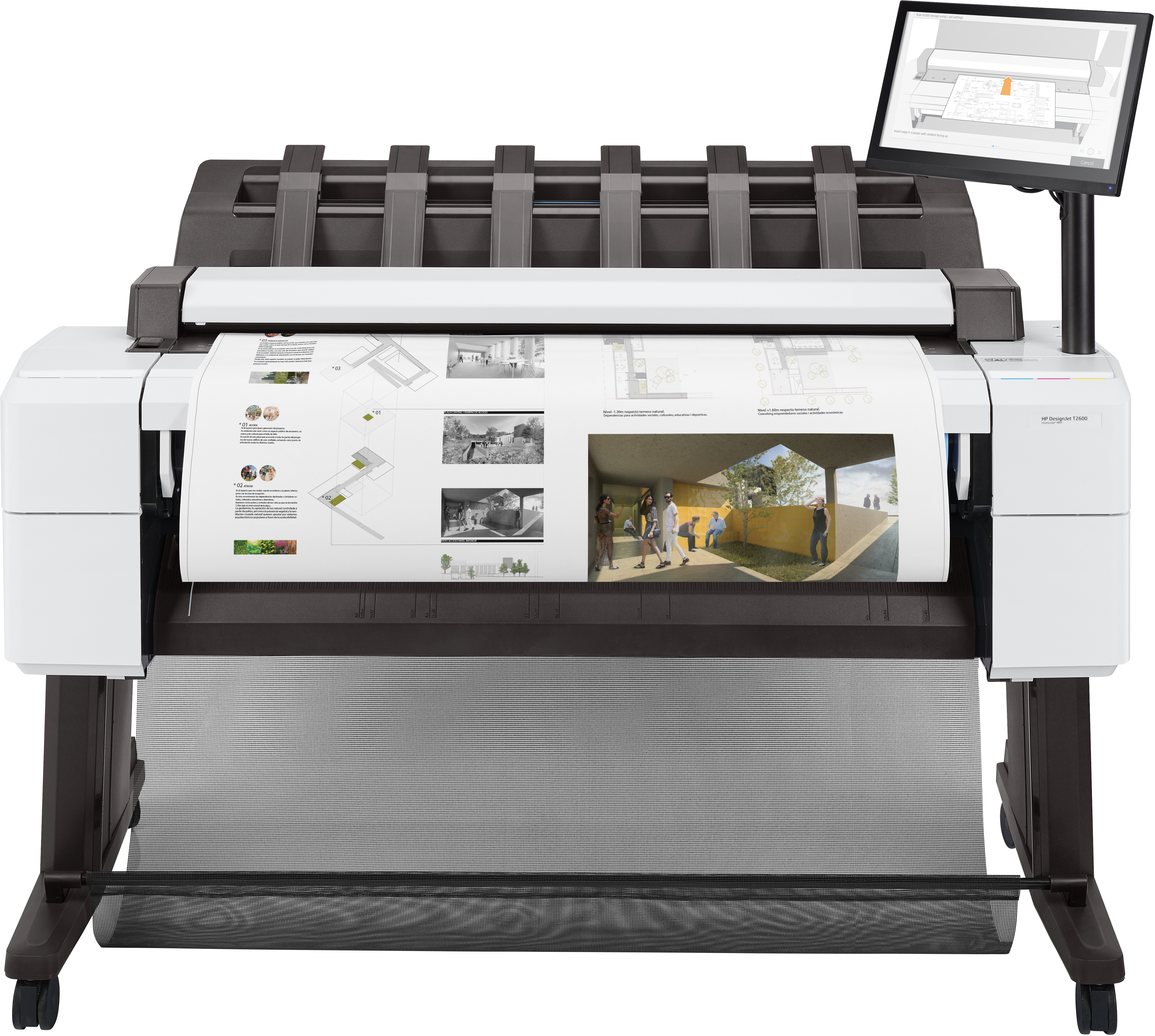 HP Impresora gran formato DesignJet T2600PS 36-in MFP
