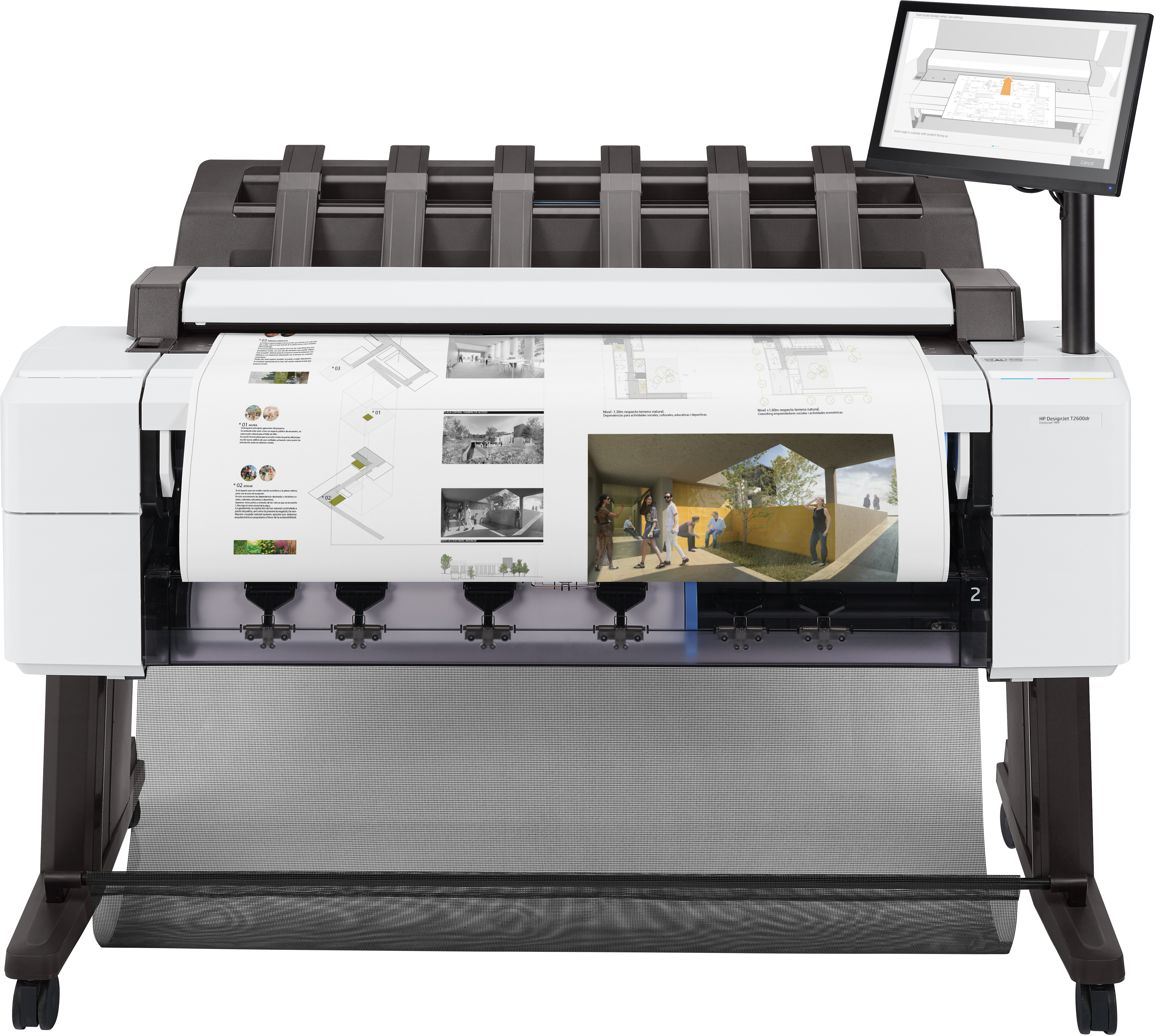 HP Impresora gran formato DesignJet T2600dr PS 36-in MFP
