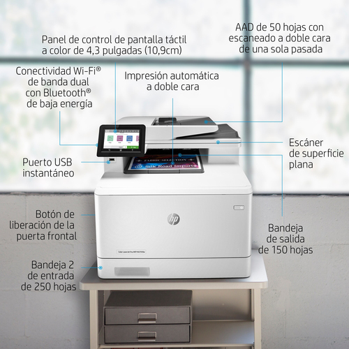 HP multifuncion laser color LaserJet Pro M479dw ***descatalogado***