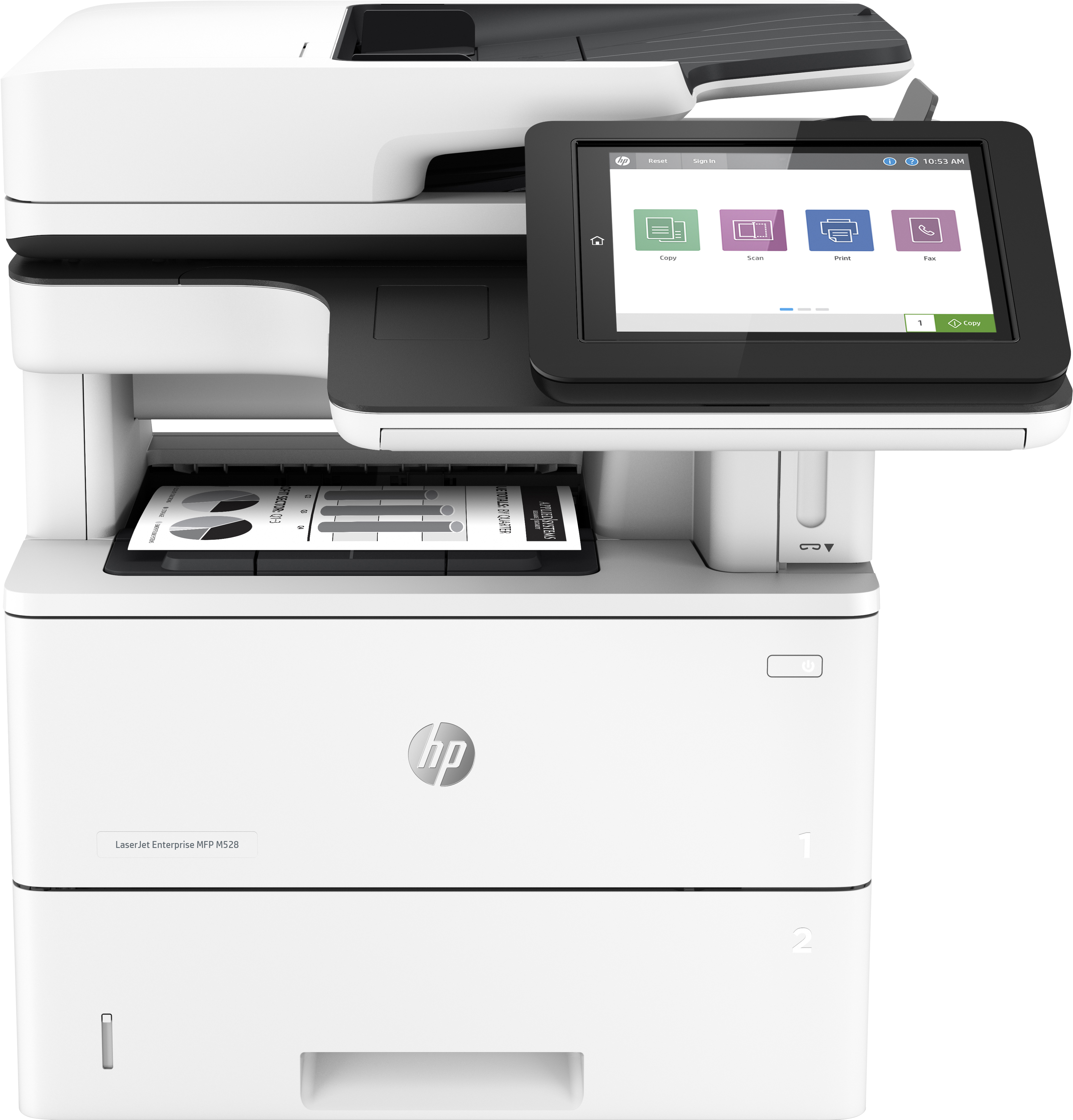 HP multifuncion laser monocromo LaserJet Enterprise M528f