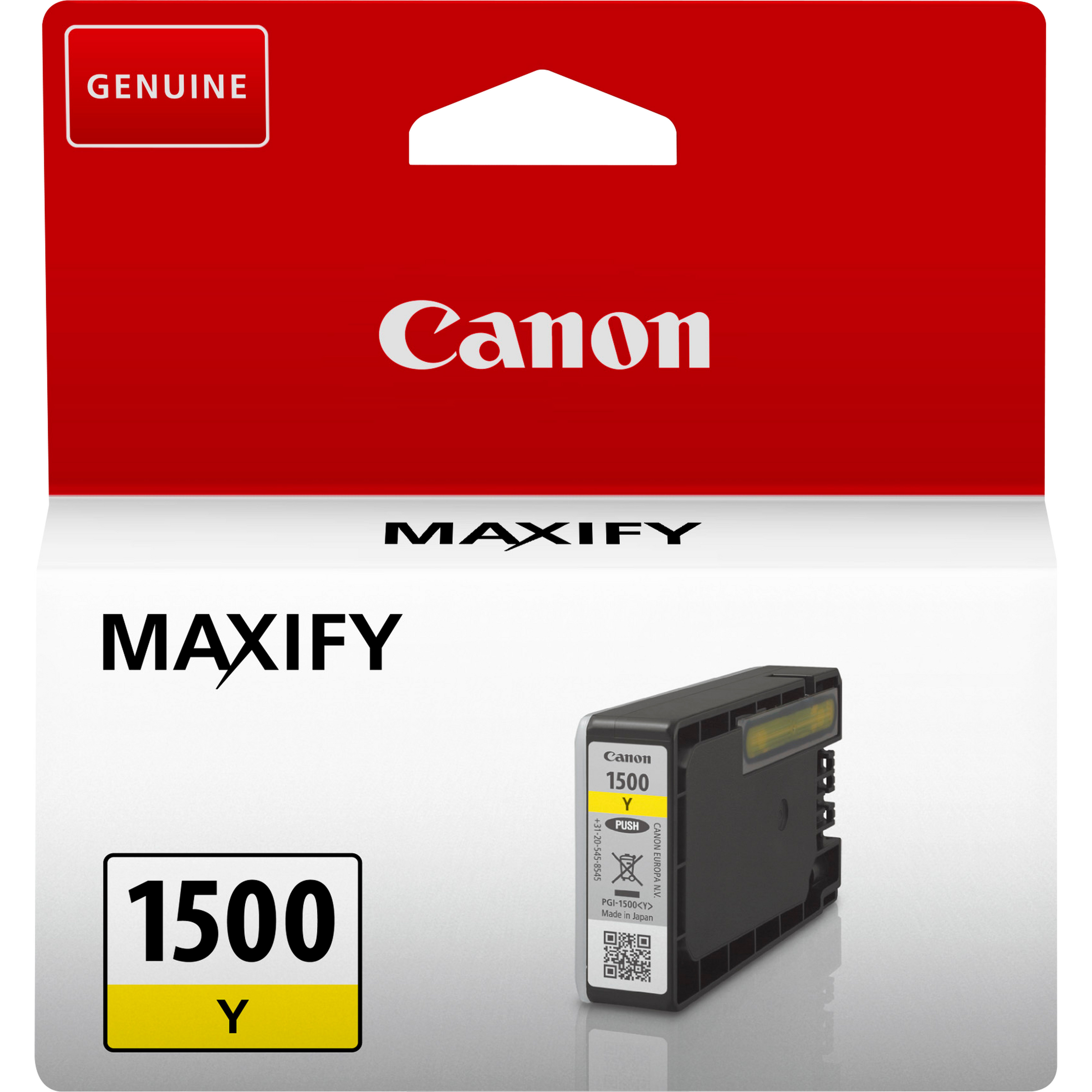 CANON CARTUCHO TINTA PGI-1500Y AMARILLO