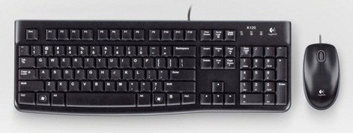 LOGITECH TECLADO + RATON MK120 optico usb 2.0 negro