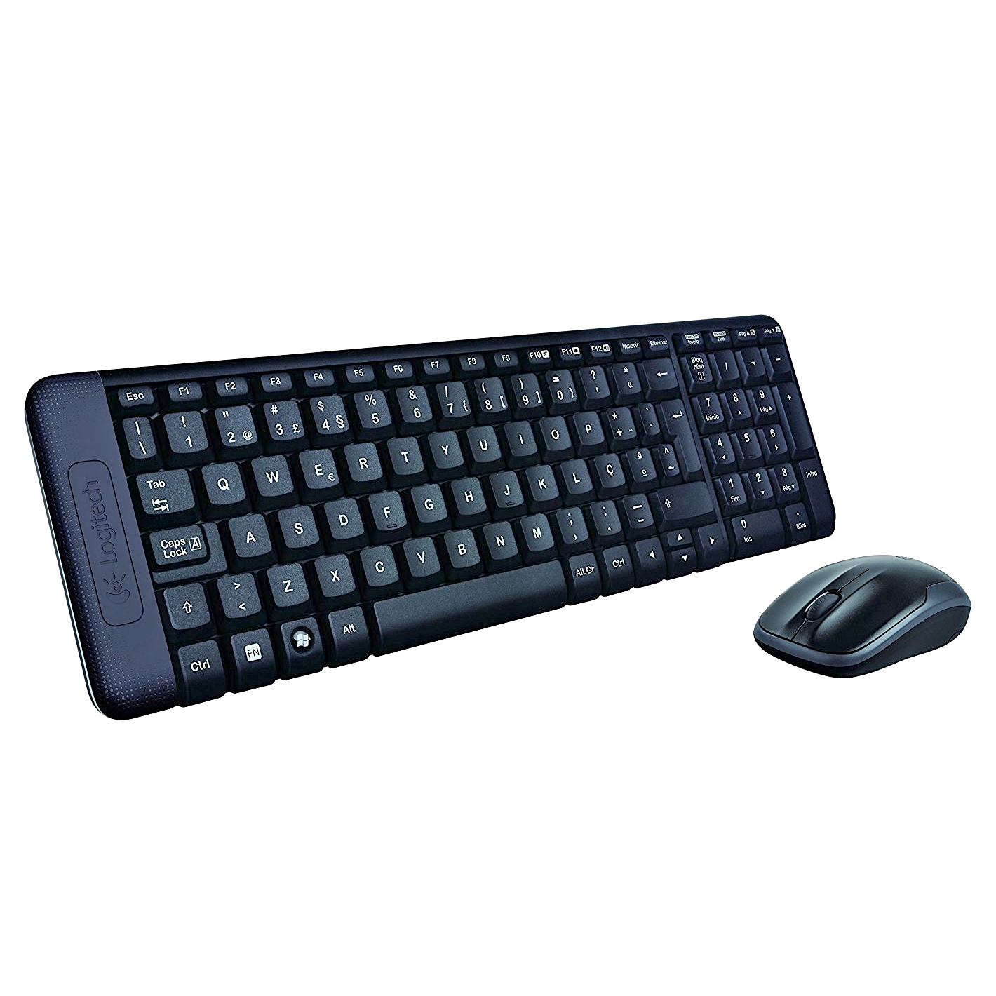 LOGITECH TECLADO + RATON MK220 optico wireless Negro