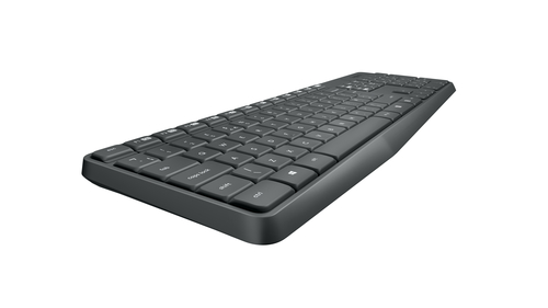 LOGITECH TECLADO + MOUSE MK235 wireless resistente a salpicaduras