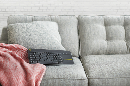 LOGITECH TECLADO K400 plus touch keyboard  negro wireless