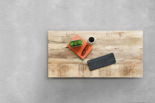 LOGITECH TECLADO K400 plus touch keyboard  negro wireless