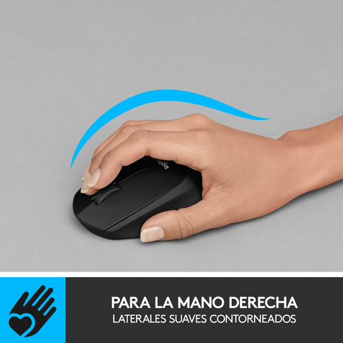 LOGITECH RATON M330 OPTICO WIRELESS SILENT PLUS GRIS
