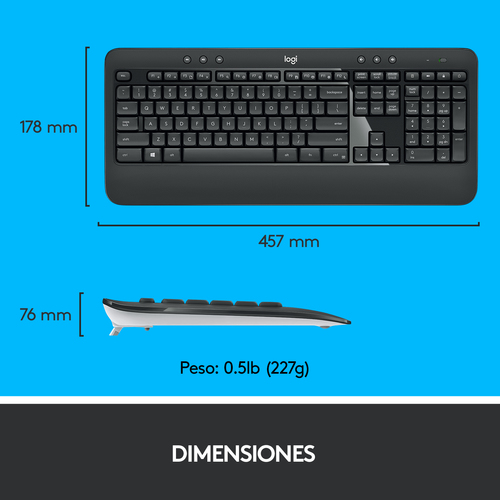 LOGITECH TECLADO + RATON MK540 OPTICO