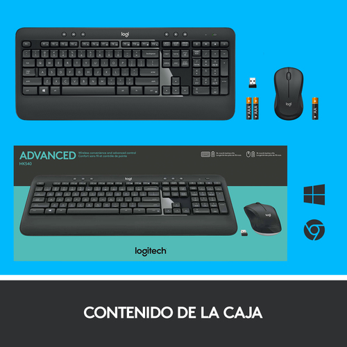 LOGITECH TECLADO + RATON MK540 OPTICO