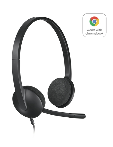 LOGITECH AURICULARES CON MICROFONO HEADSET H340 USB