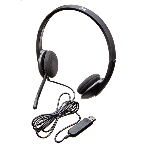 LOGITECH AURICULARES CON MICROFONO HEADSET H340 USB