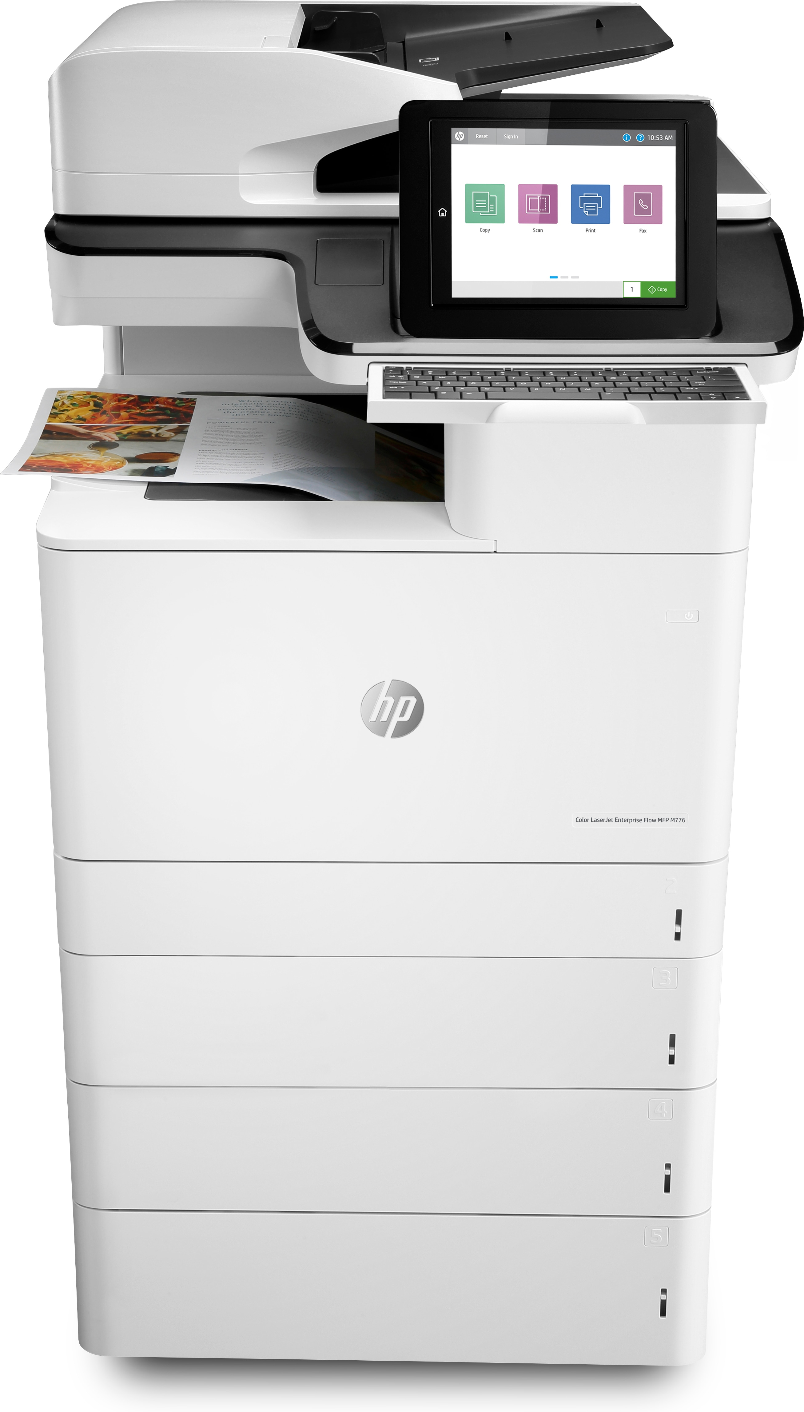 HP multifuncion laser color Enterprise Flow M776z A3