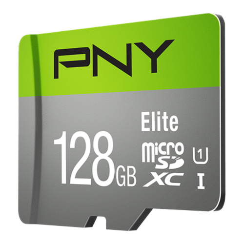 PNY Tarjeta Memoria MicroSD 128GB ELITE 100Mb/s Cl10/UHS-I/U1/A1/V10