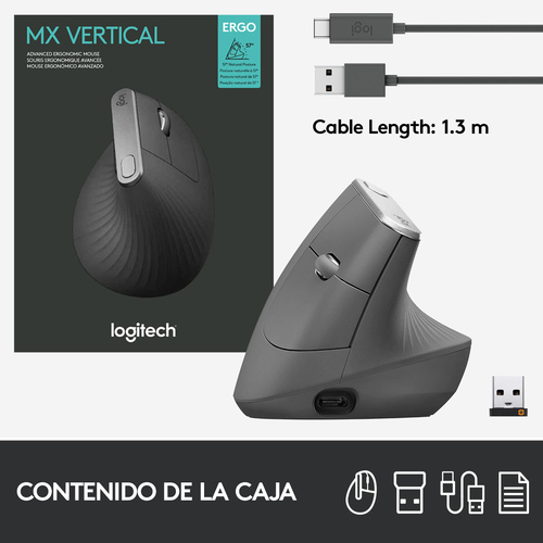 LOGITECH RATON MX VERTICAL WIRELESS INALAMBRICO
