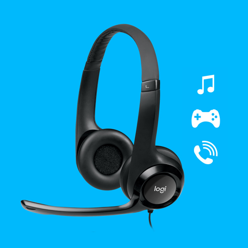 LOGITECH AURICULARES CON MICROFONO HEADSET H390 USB - 981-000406