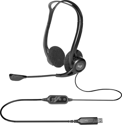 LOGITECH AURICULARES CON MICROFONO PC960 USB - 981-000100