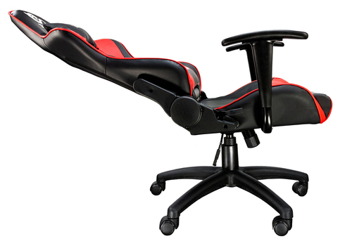 Talius silla Gecko V2 gaming negra/roja, brazos fijos, butterfly, base nylon, ruedas nylon, gas clas