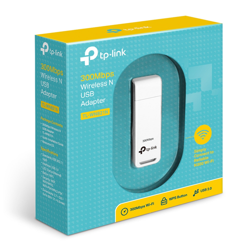 TP-LINK N300 Adaptador USB inalambrico N a 300 Mbps