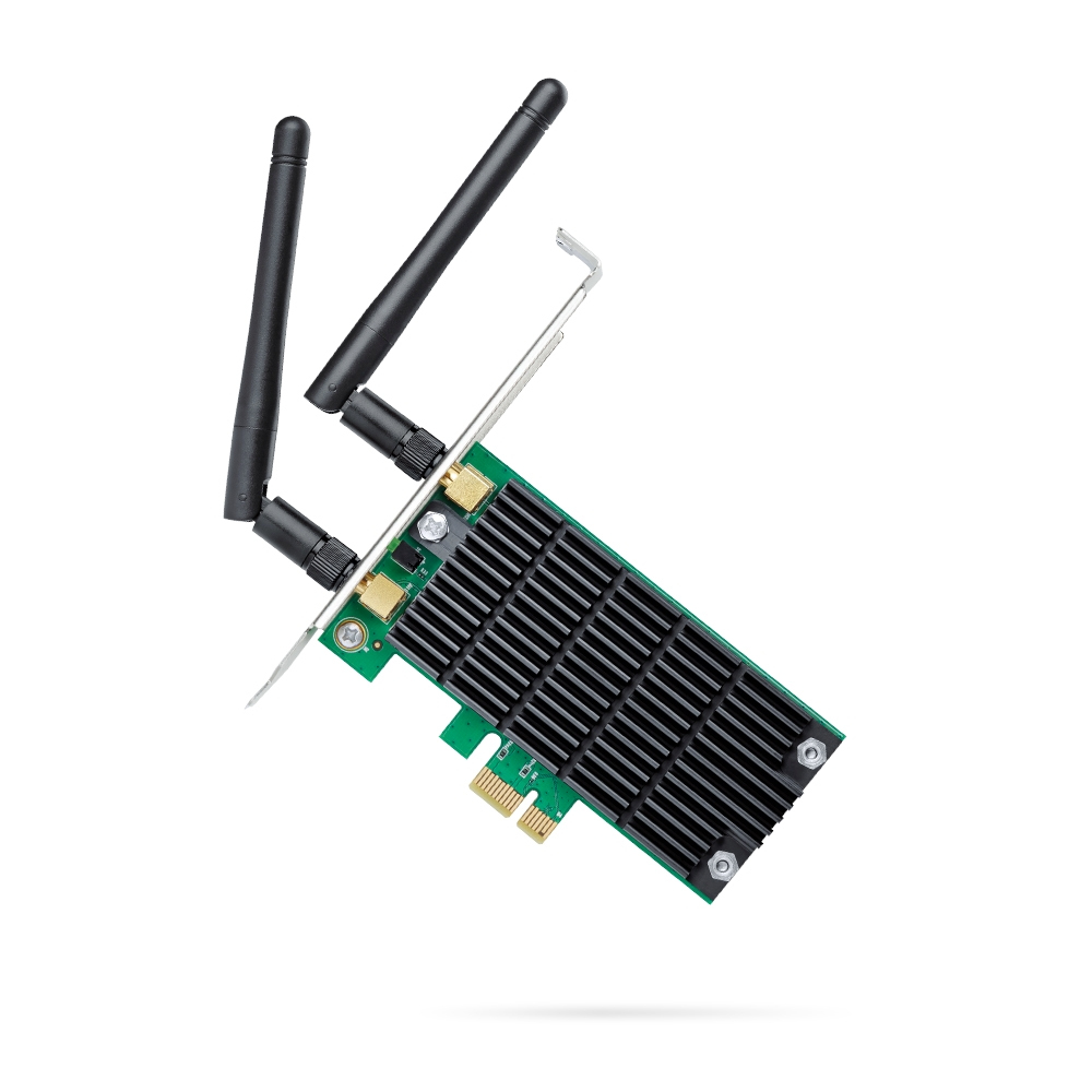 TP-LINK AC1200 Wi-Fi PCI Express Adapter, 867Mbps at 5GHz + 300Mbps at 2.4GHz, Beamforming