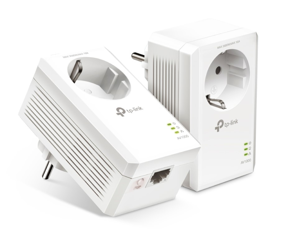 TP-LINK AV1000 PLC KIT with AC PassThrough