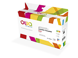 ARMOR Owa BIJ INKJET REMAN PACK 4 REMAN.FOR CAN. PGI-2500XL BCMY Black Cyan Magenta Yellow Box