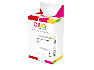ARMOR Owa BIJ INKJET REMAN REMAN.FOR HP920XL B with ink level management Noir / Black Box