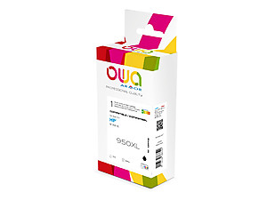 ARMOR Owa BIJ INKJET REMAN REMAN.FOR HP950XL B with ink level management Noir / Black Box