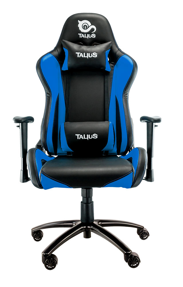 Talius silla Lizard V2 gaming black/blue 2D, butterfly, base metal, ruedas 60mm nylon, gas clase 4- descatalogada