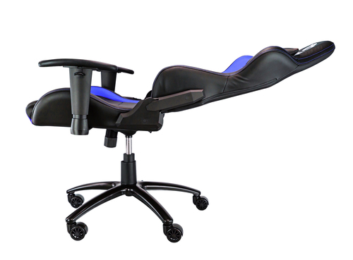 Talius silla Lizard V2 gaming black/blue 2D, butterfly, base metal, ruedas 60mm nylon, gas clase 4