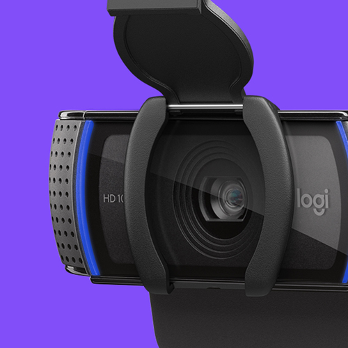 LOGITECH WEBCAM C920S 1080P 30FPS CON TAPA DE SEGURIDAD