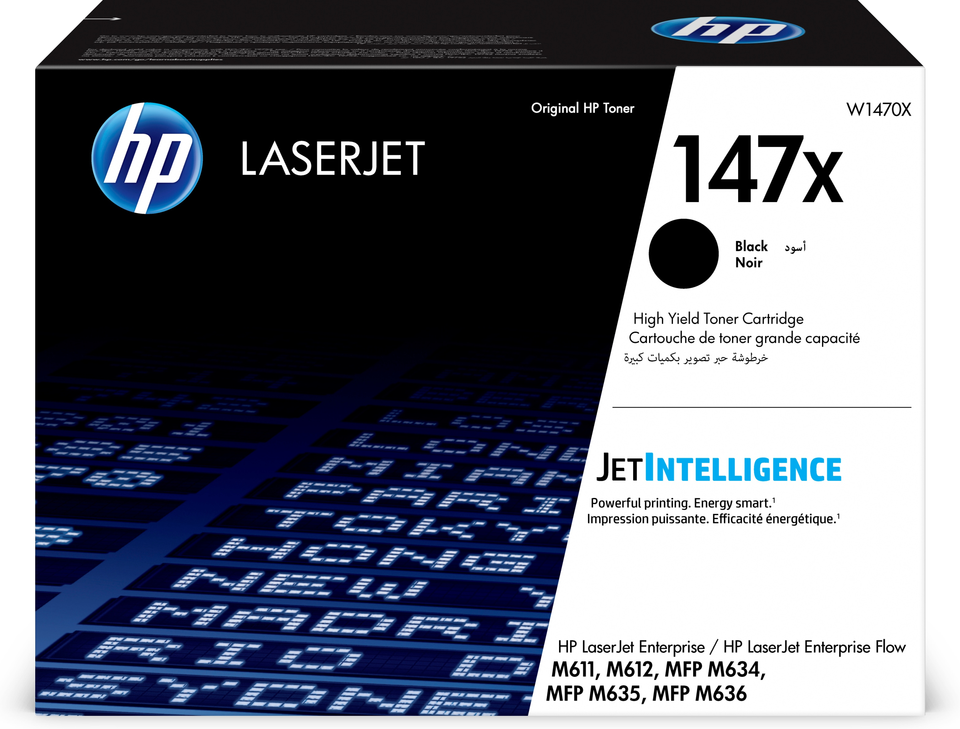 HP LaserJet M611,M612 Toner Negro 147X