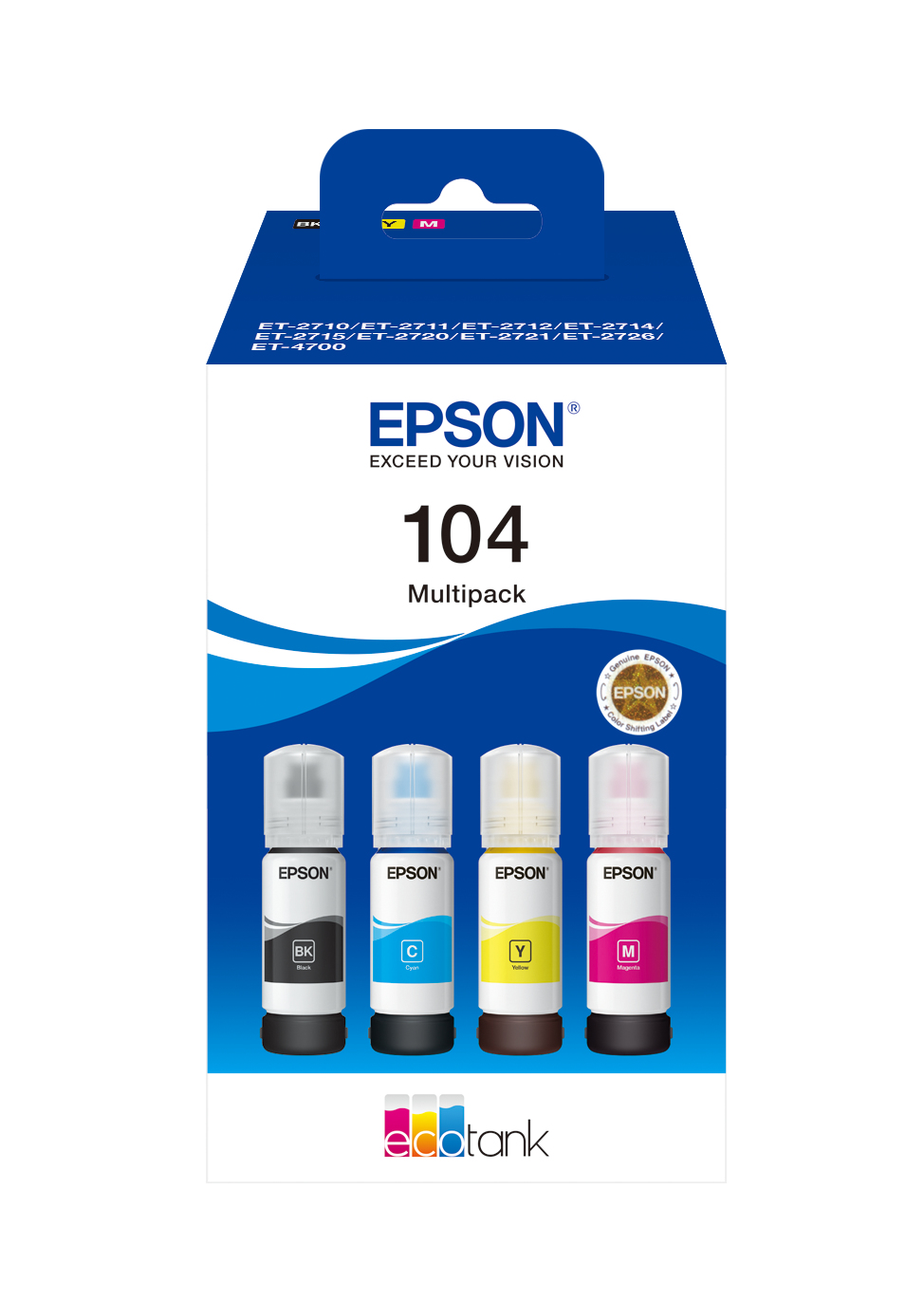 EPSON Tinta 104 EcoTank 4-colour Multipack (WE)