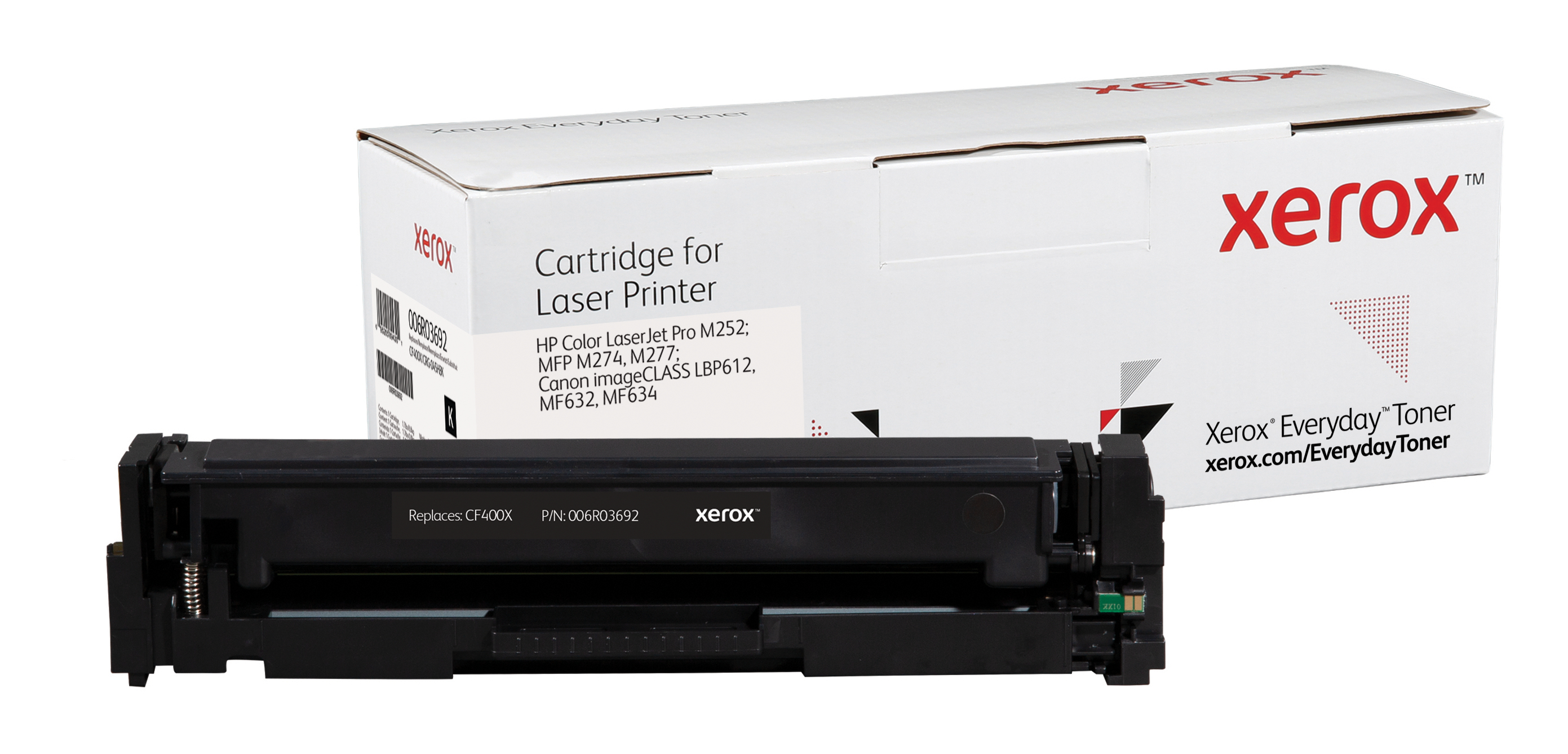 XEROX Everyday Toner para HP 201X Color LaserJet Pro M252. MFP M274(CF400X CRG045HBK) Negro