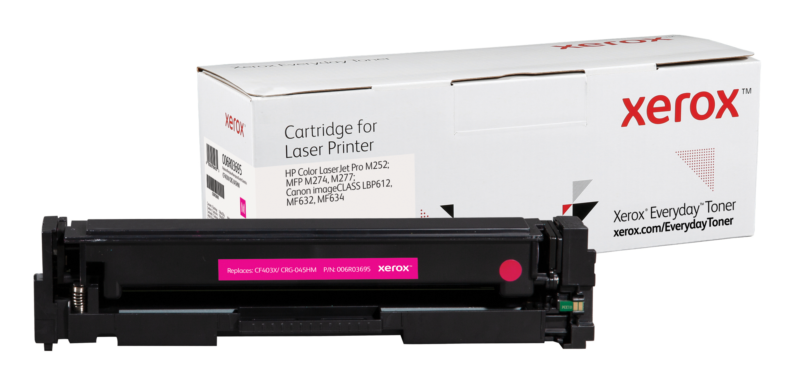 XEROX Everyday Toner para HP 201X Color LaserJet Pro M252. MFP M274(CF403X CRG045HM) Magenta