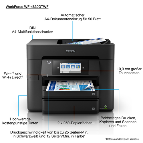 EPSON WorkForce Pro WF-4830DTWF