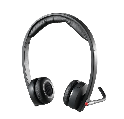 LOGITECH Auriculares con microfono Headset H820E inalambrico estereo