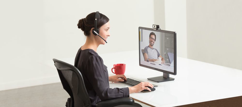 LOGITECH Auriculares con microfono Headset H820E inalambrico estereo