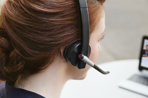 LOGITECH Auriculares con microfono Headset H820E inalambrico estereo