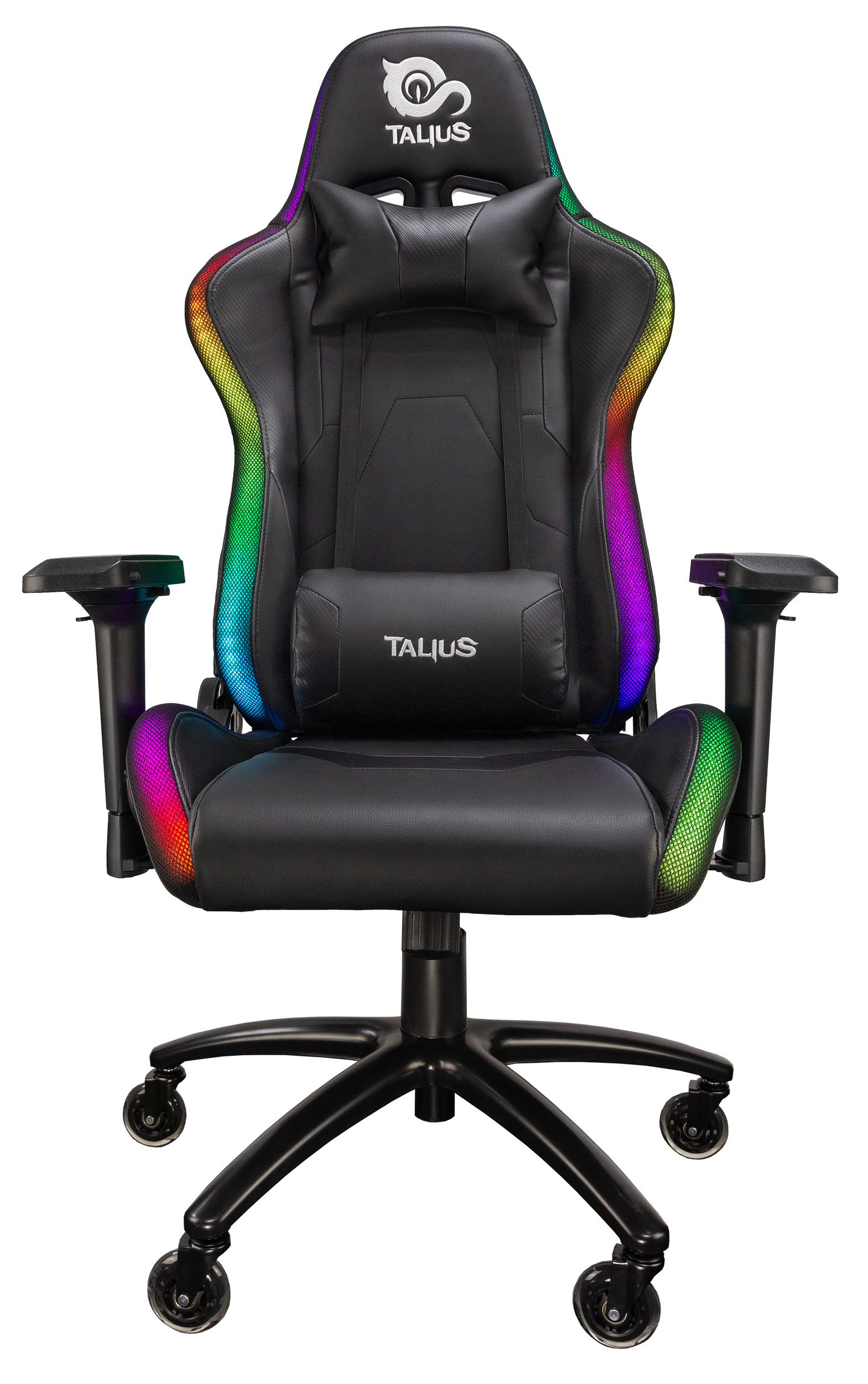 Talius silla Camaleon gaming RGB, 4D, Frog, base metal,ruedas 75mm silicona,gas